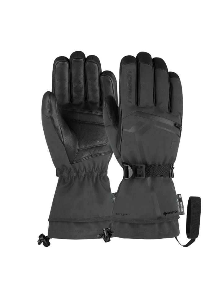 Reusch Fingerhandschuhe Down Spirit GORE-TEX in 6667 asphalt / black günstig kaufen