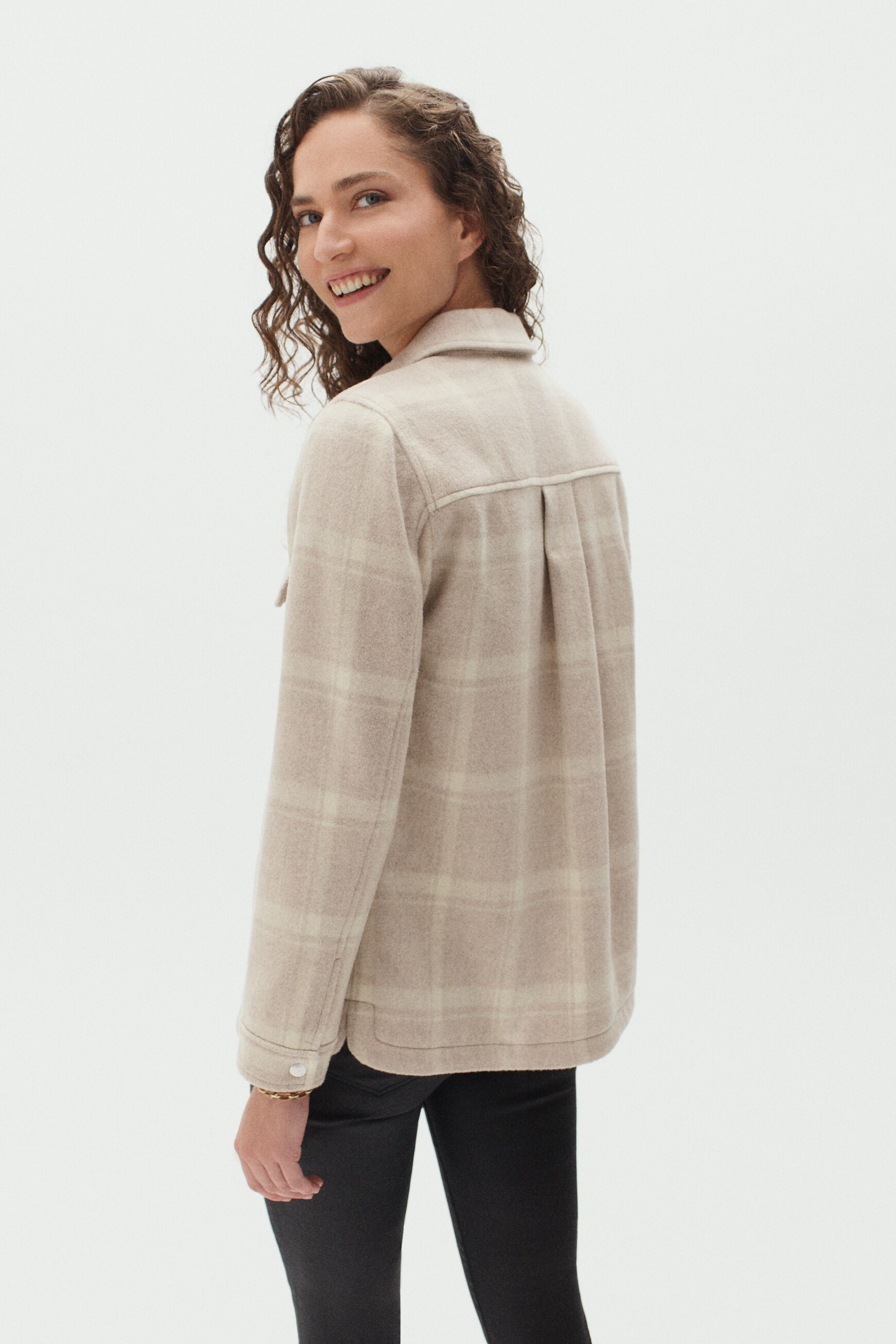 veste nina beige femme