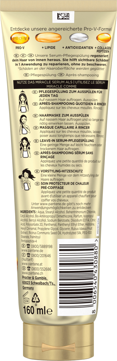 Conditioner Repair & Care, Collagen Miracle Serum, 160 ml