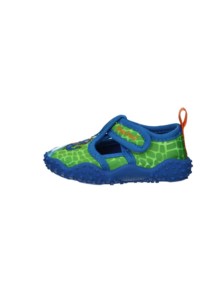 Playshoes Aqua-Schuh Dino in Blau/Grün günstig kaufen