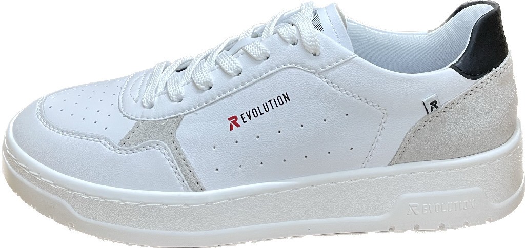 RIEKER Freizeit Schnürer weiss FSK Herren Halbschuhe