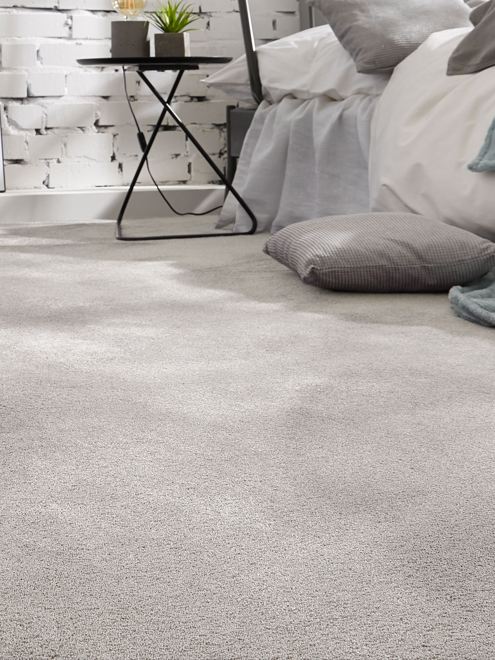 Vicenza Velours-Teppichboden, Quartz 90