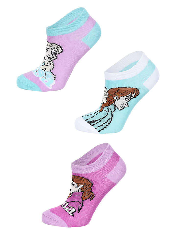 Disney Frozen 3er-Set: Socken 