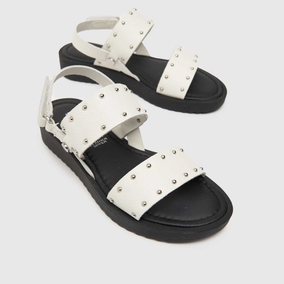 Schuh vita Teach-lädersandaler för flickor