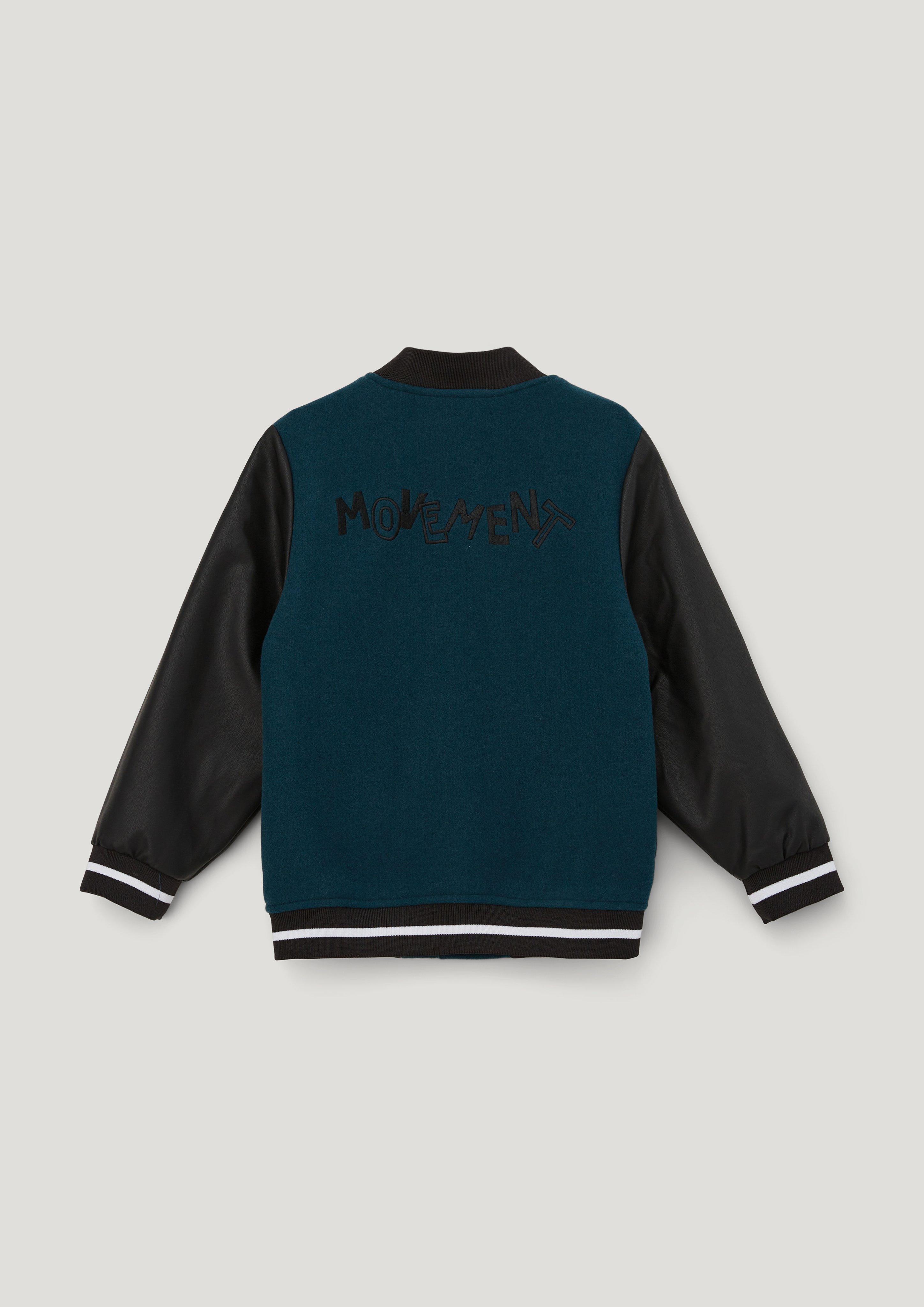 Collegejacke im Fabricmix  2135353-6904