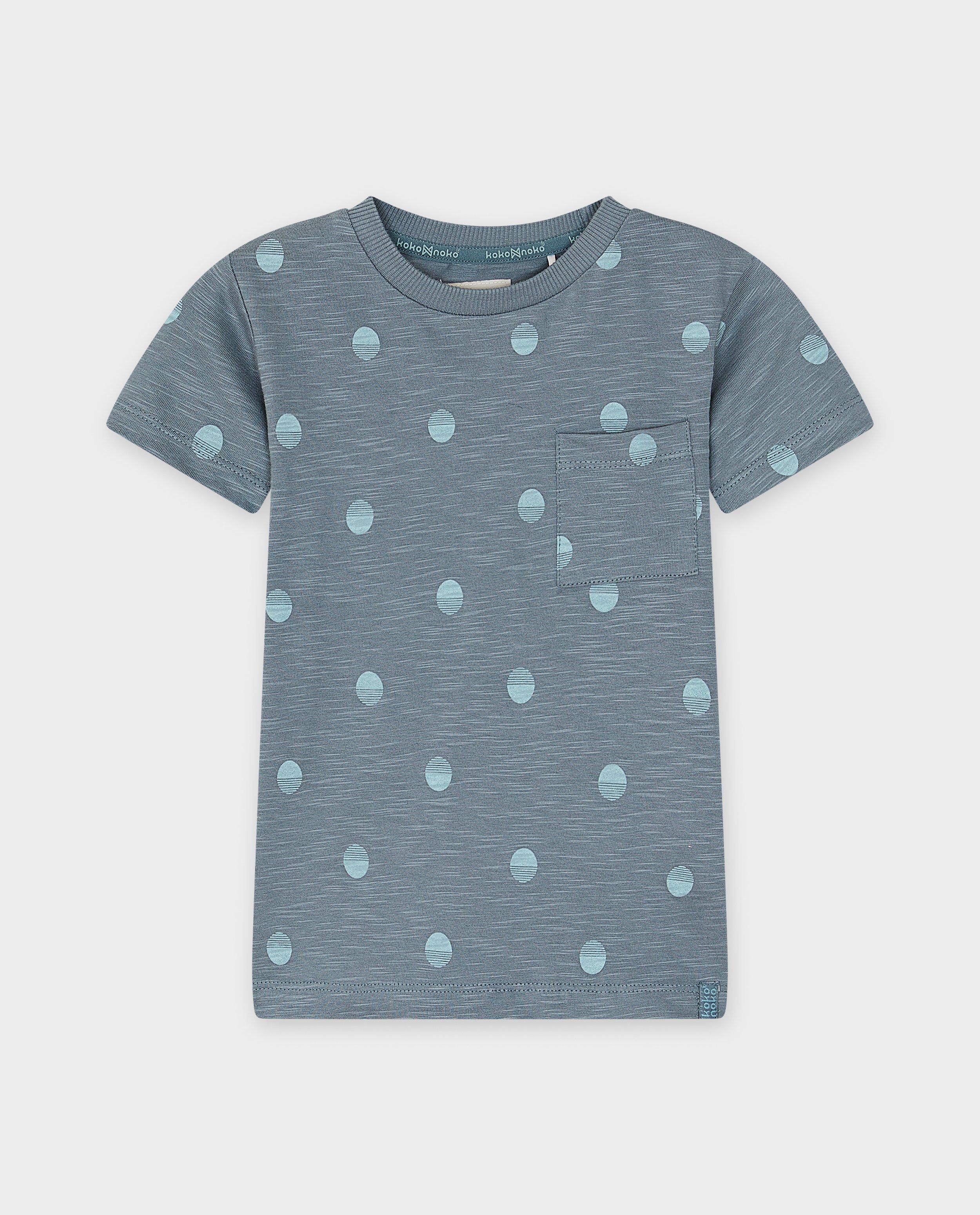 Tricou Koko Noko cu imprimeu albastru