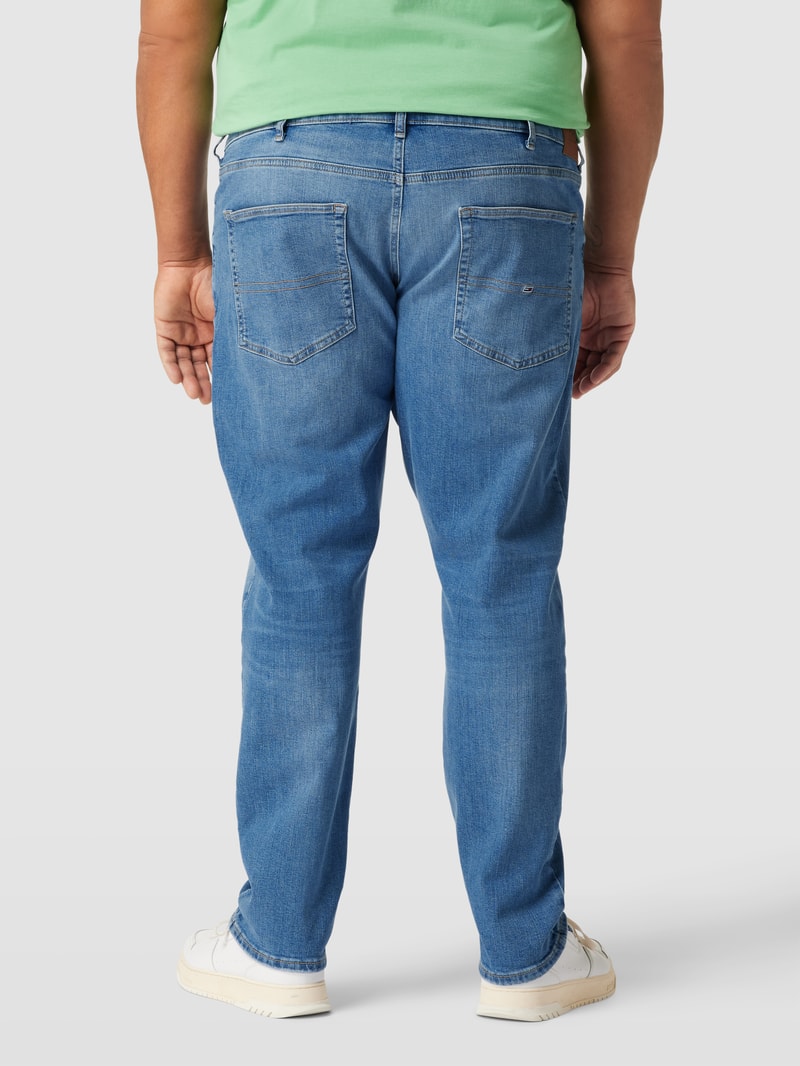 PLUS SIZE Slim Fit Jeans mit Kontraststreifen in jeans