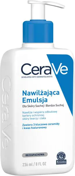 CeraVe hidratantna emulzija za normalnu, suhu i vrlo suhu kožu, 236 ml