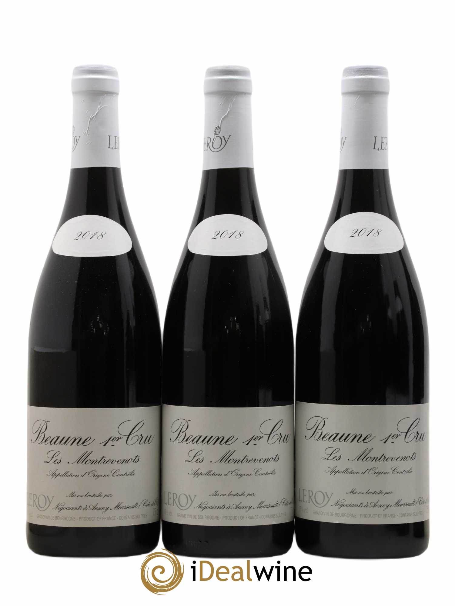 Beaune 1er Cru Les Montrevenots Leroy SA 2018 - Lot de 6 Bouteilles