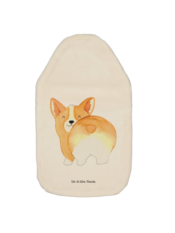 Mr. & Mrs. Panda Wärmflasche Corgi Po ohne Spruch in Weiß günstig kaufen onesize