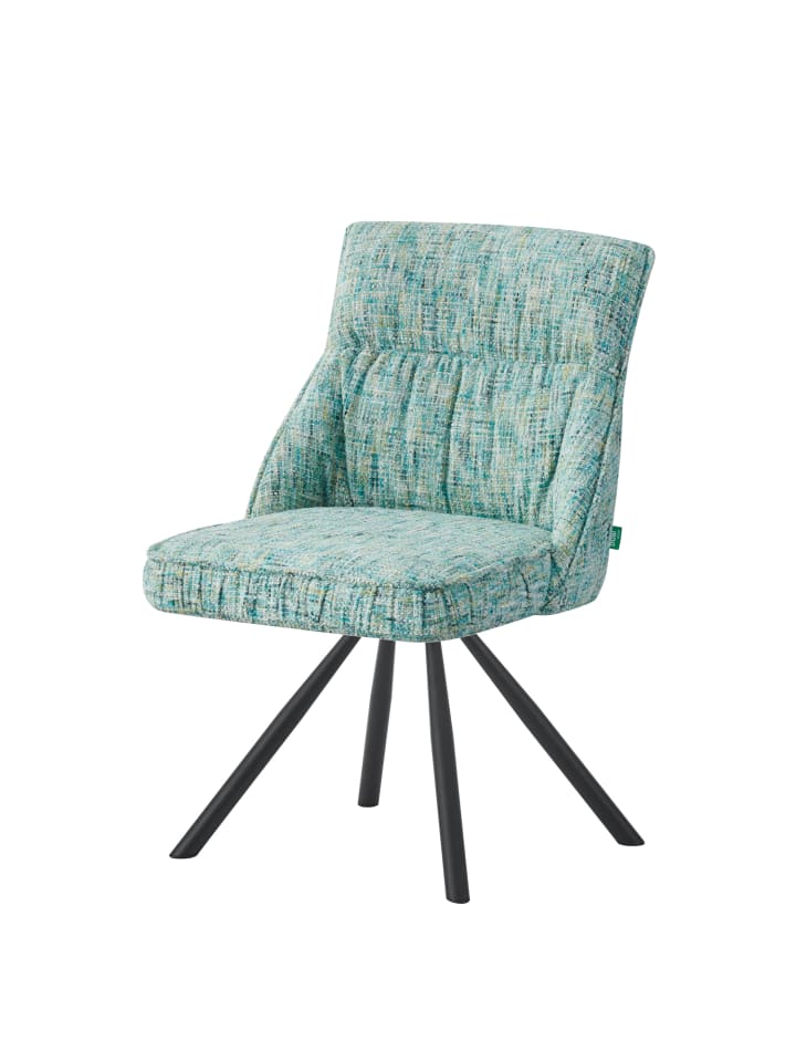 DUBI Möbel 2er-Set: Drehstuhl SERINA  in Türkis - (B)61 x (H)81 x  (T)62 cm günstig kaufen onesize