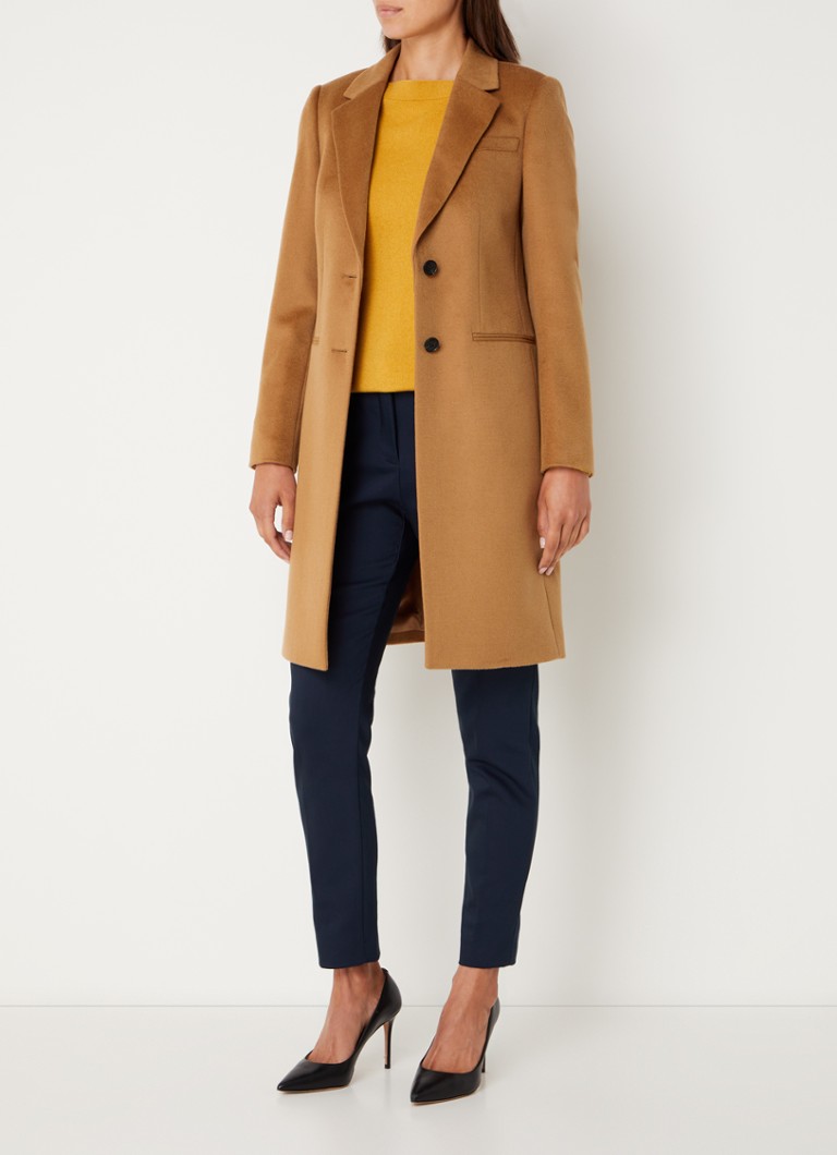 Hobbs Tilda coat in wool blend with side pockets