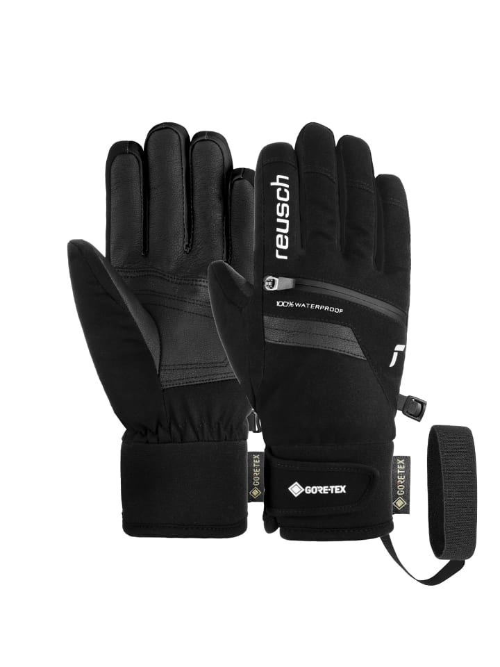 Reusch Fingerhandschuhe Travis GORE-TEX Junior in 7702 black / silver günstig kaufen