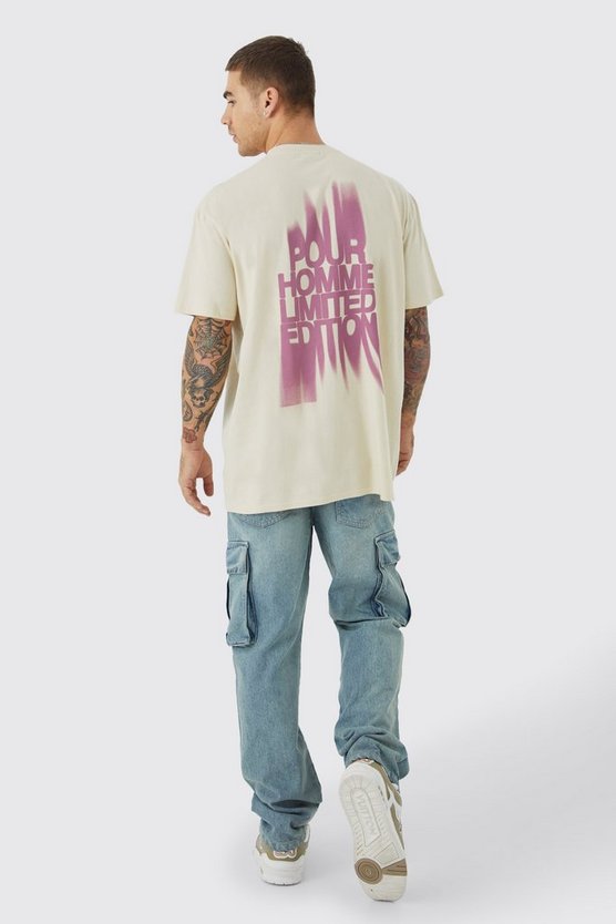 Lockere Cargo-Jeans