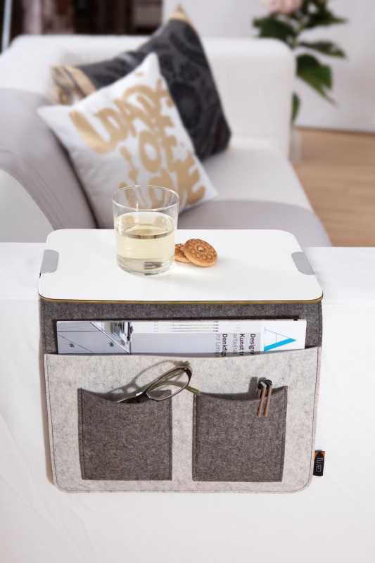 Hecht Sofabutler CARRY dunkelgrau