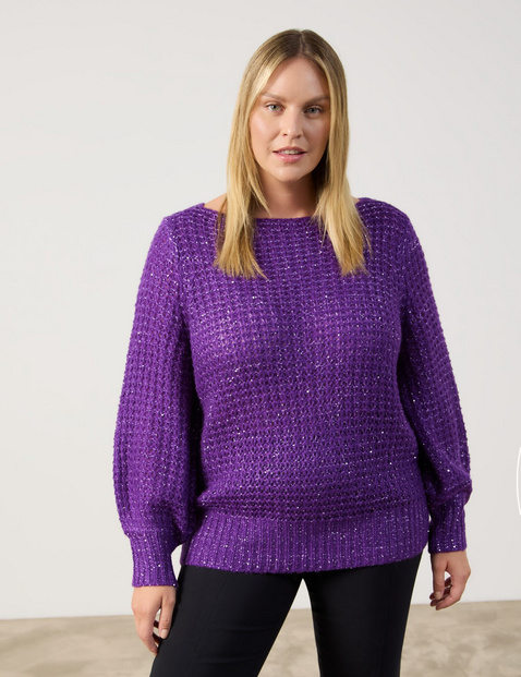 Pullover mit Pailletten-Zier
