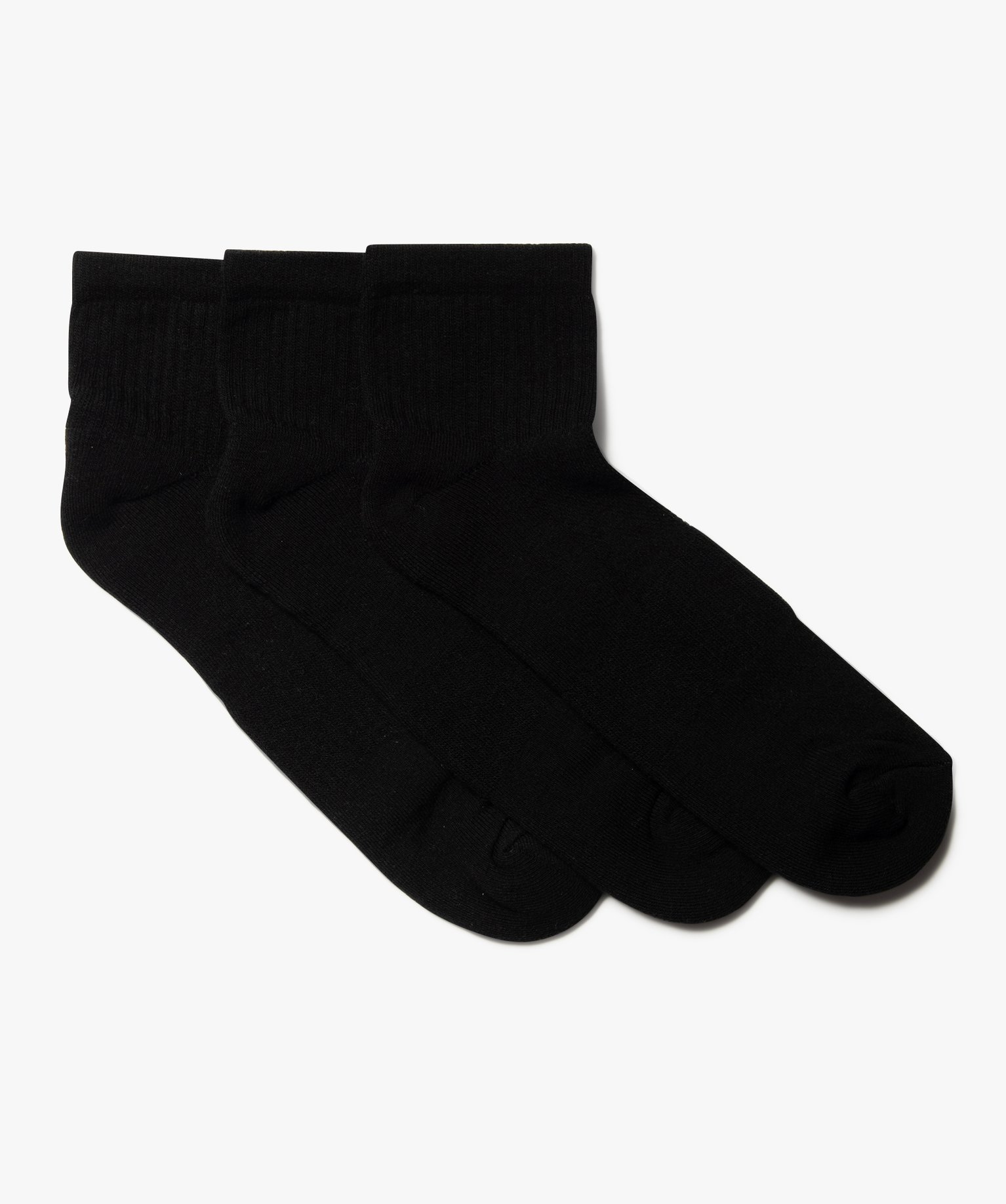 Chaussettes homme spécial sport tige courte (lot de 3) noir | GEMO
