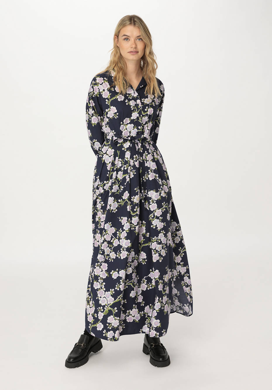WUNDERKIND X HESSNATUR Kleid aus reiner Bio-Baumwolle
