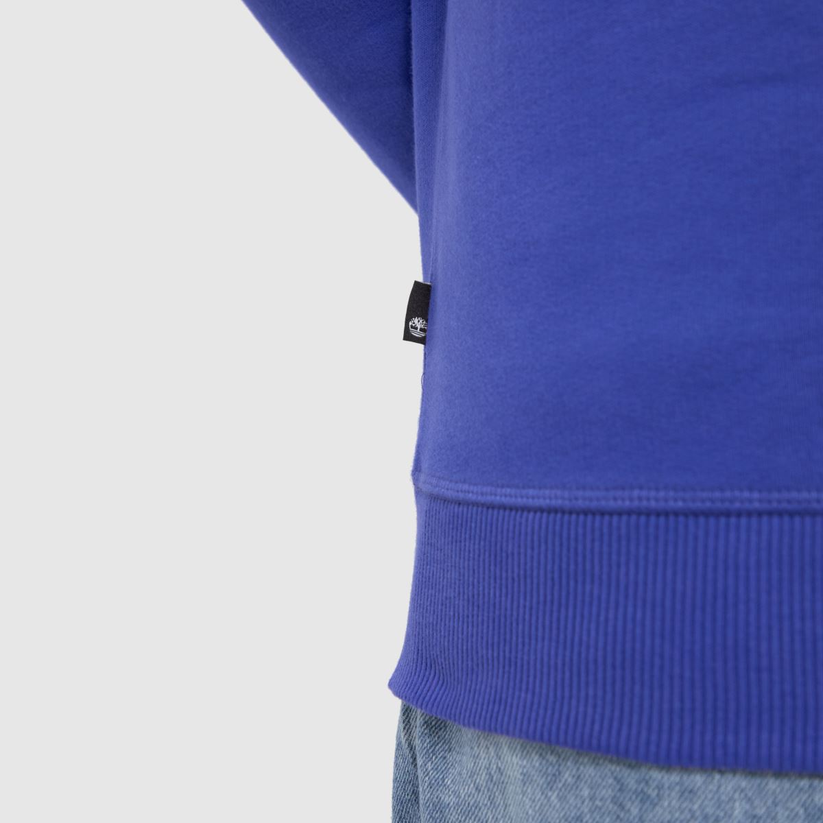 Timberland – Vit och blå sweatshirt med 50-årsjubileumsmotiv