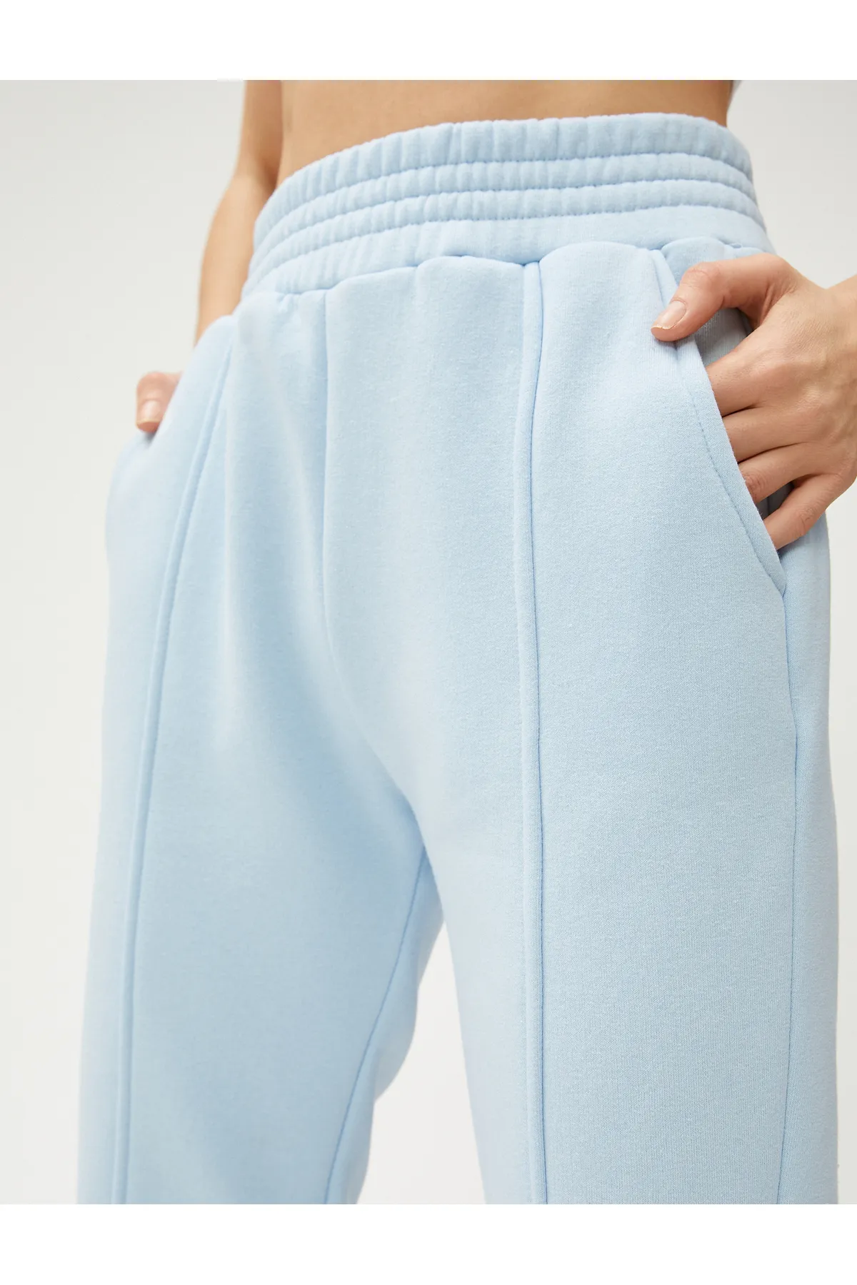 Koton  Jogginghose mit Taschen und geripptem, elastischem Bund