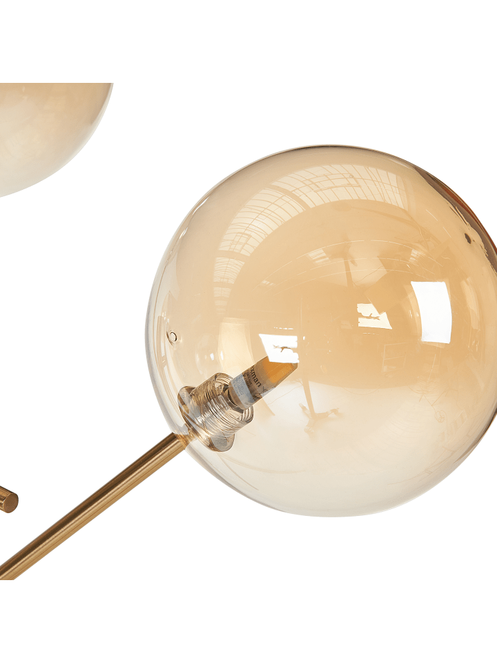 Beliani Stehleuchten TAMESI in Gold - (W) 50 x (H) 170 x (L) 30 cm günstig kaufen onesize
