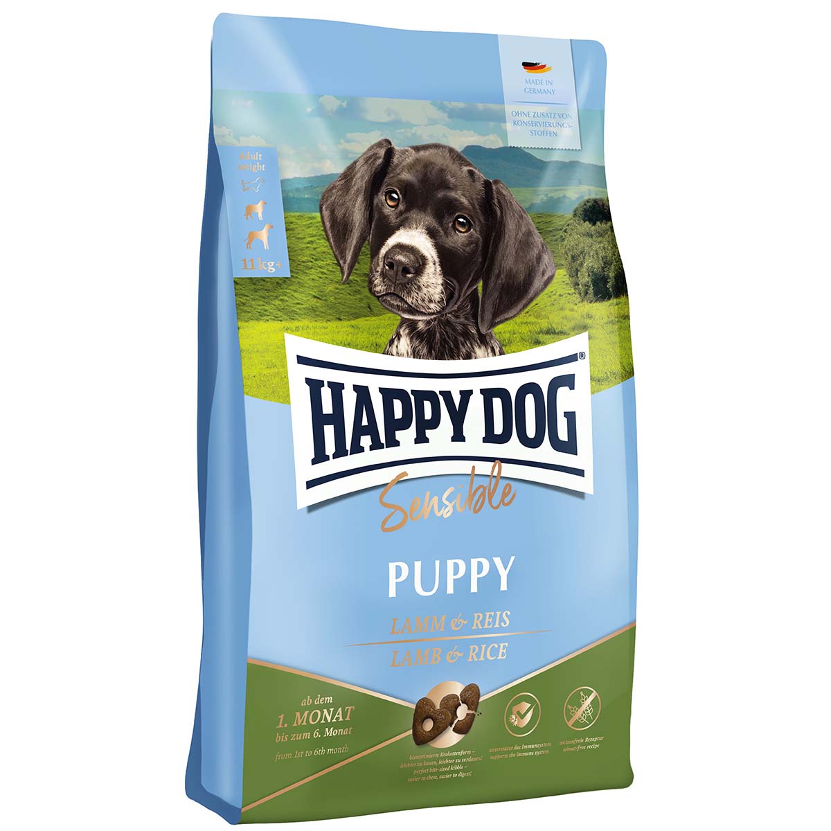 Happy Dog Supreme Sensible Puppy Lamm & Reis kaufen bei ZooRoyal