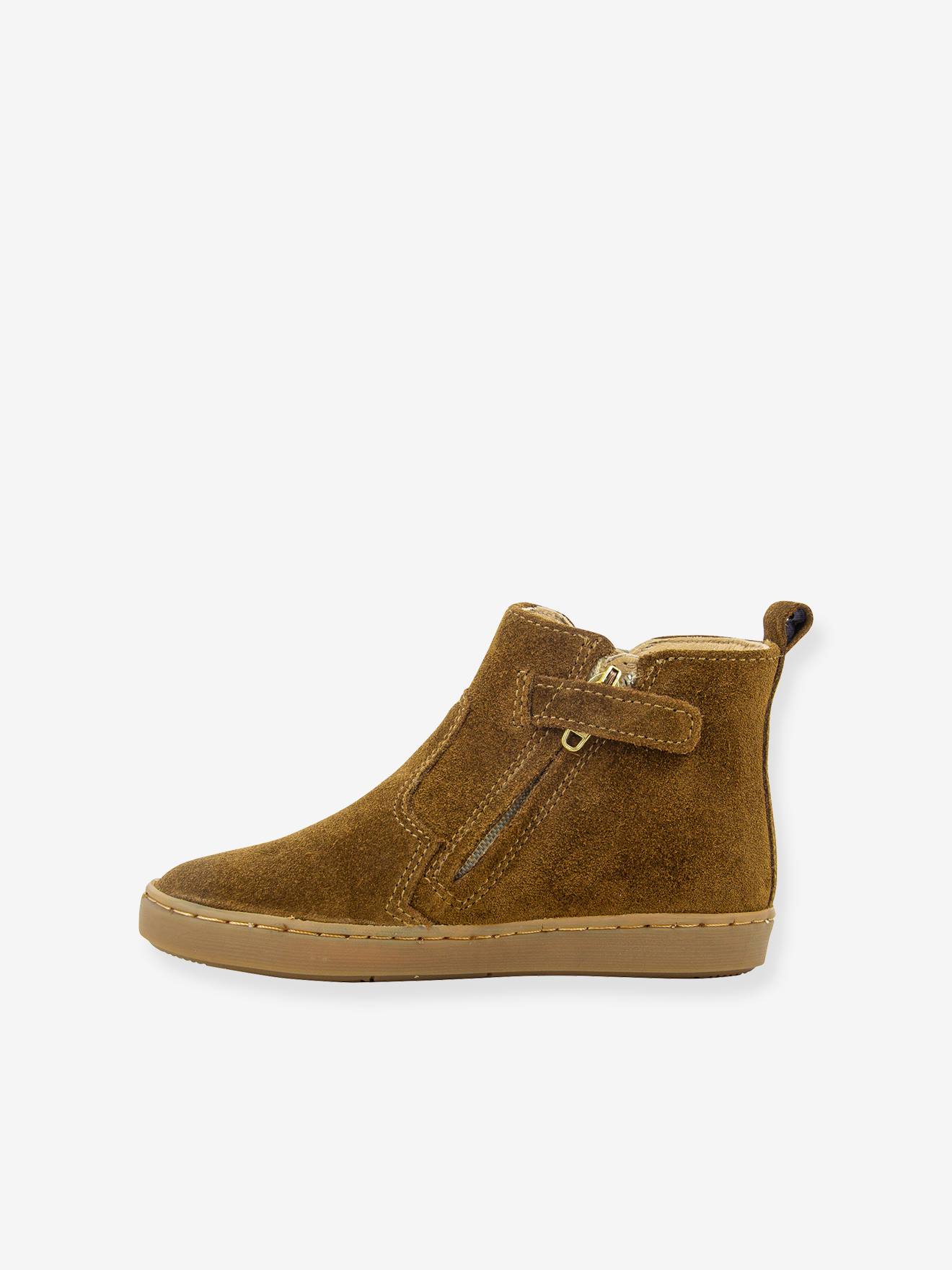 Boots bébé Play New Apple Velours SHOO POM® kaki