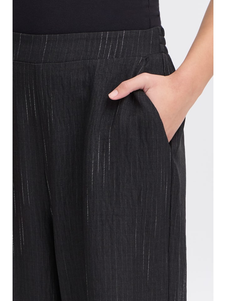 ICHI Relaxhose in Schwarz günstig kaufen