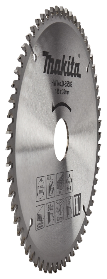 Makita D-65589 Tartozékok Körfűrészlap TCG 185 x 30 x 2,2 mm T60