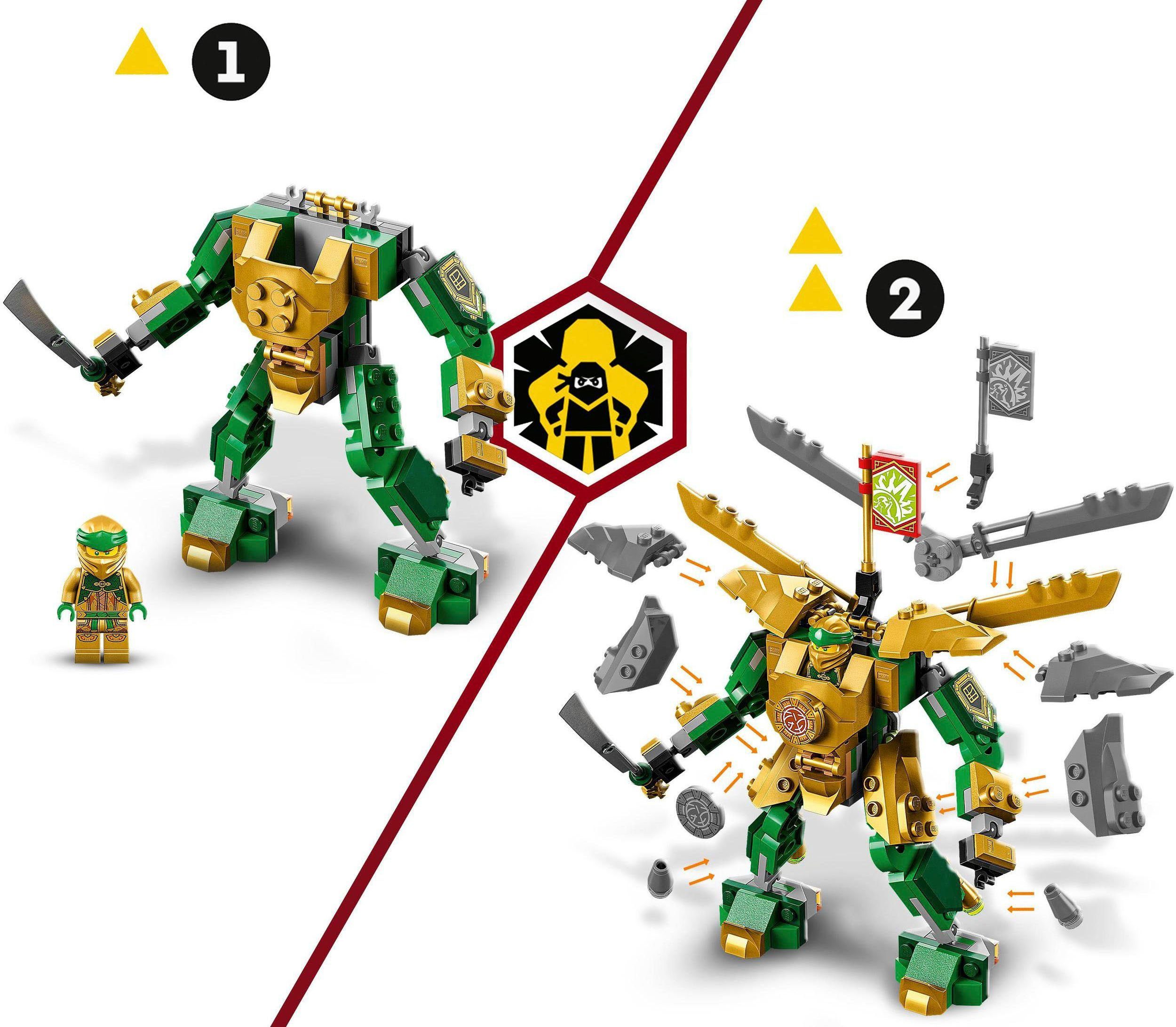 LEGO® Konstruktionsspielsteine Lloyds Mech-Duell EVO (71781), LEGO® NINJAGO, (223 St), Made in Europe