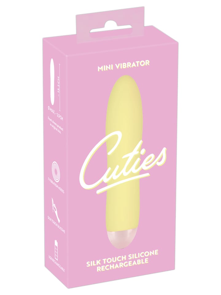 Cuties Vibrator Minivibrator in gelb günstig kaufen 13 cm