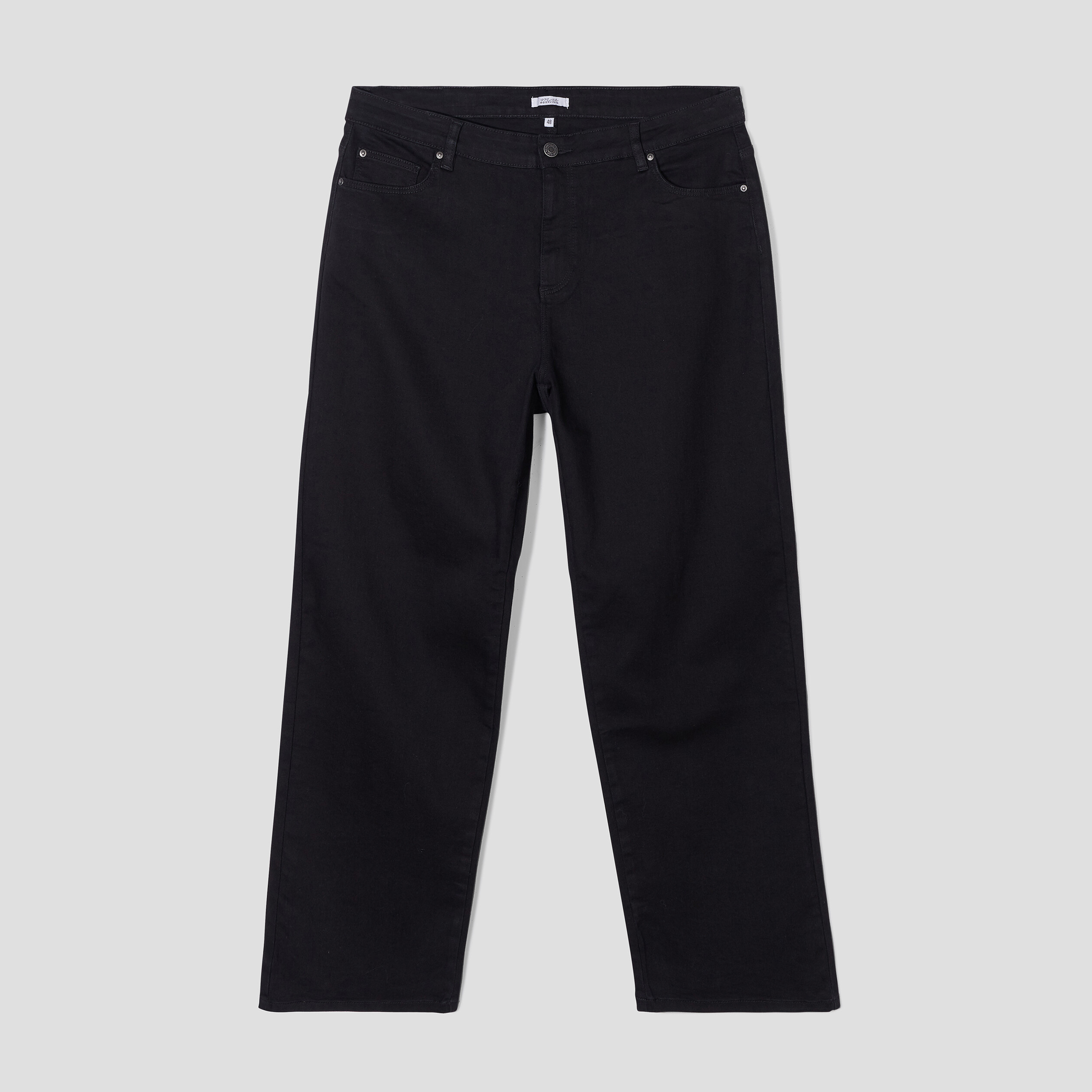 Jeans flare taille haute Modavista noir femme | La Halle