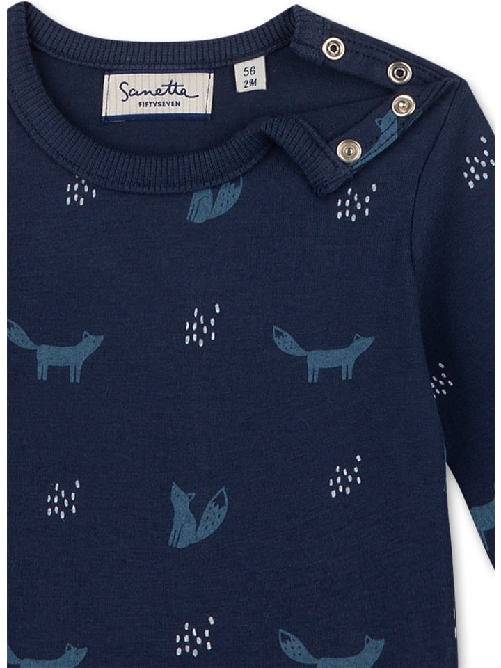 Sanetta Longsleeve in Blau günstig kaufen 68