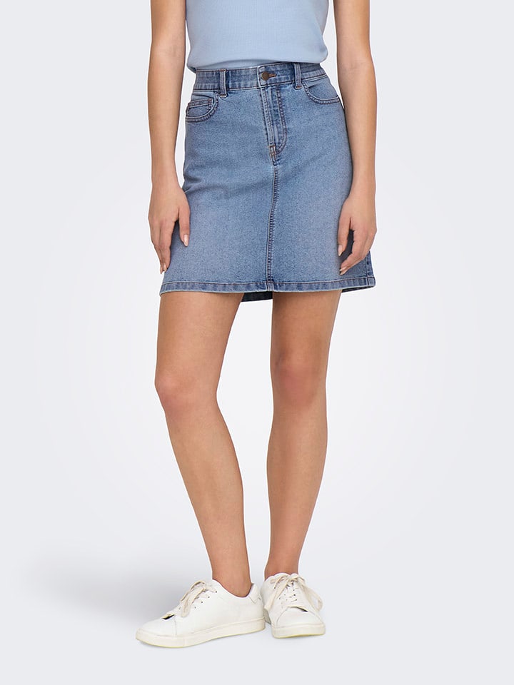 JDY Jeans-Rock in Blau günstig kaufen