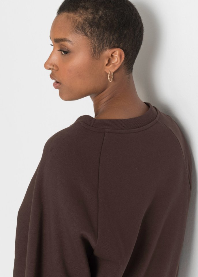 Sweatkleid mit Raglanärmel
