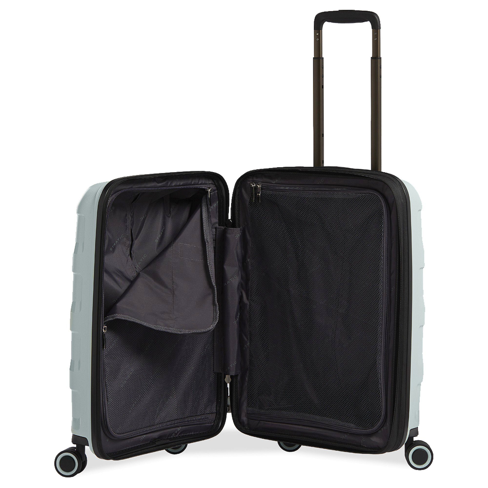 Stratic Handgepäck-Trolley Straw+ - 4-Rollen-Trolley 55 cm S erw., 4 Rollen Rollen