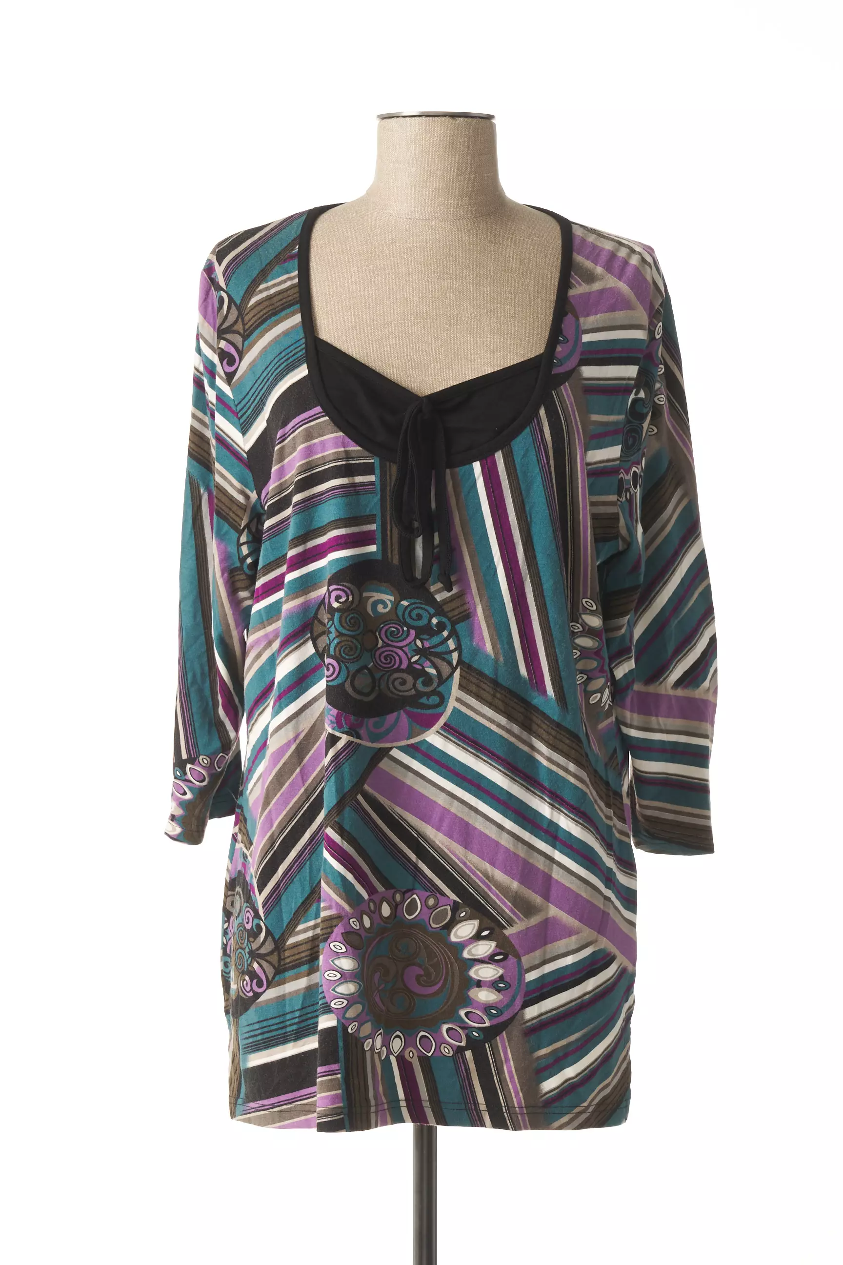 Hajo Tuniquemanchelongue Femme couleur violet