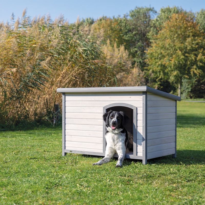 Trixie Natura Flachdach-Hundehütte zu TOP-Preisen