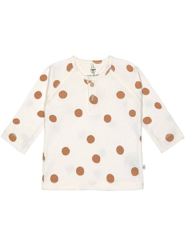 Lässig Longsleeve in Creme/ Hellbraun günstig kaufen