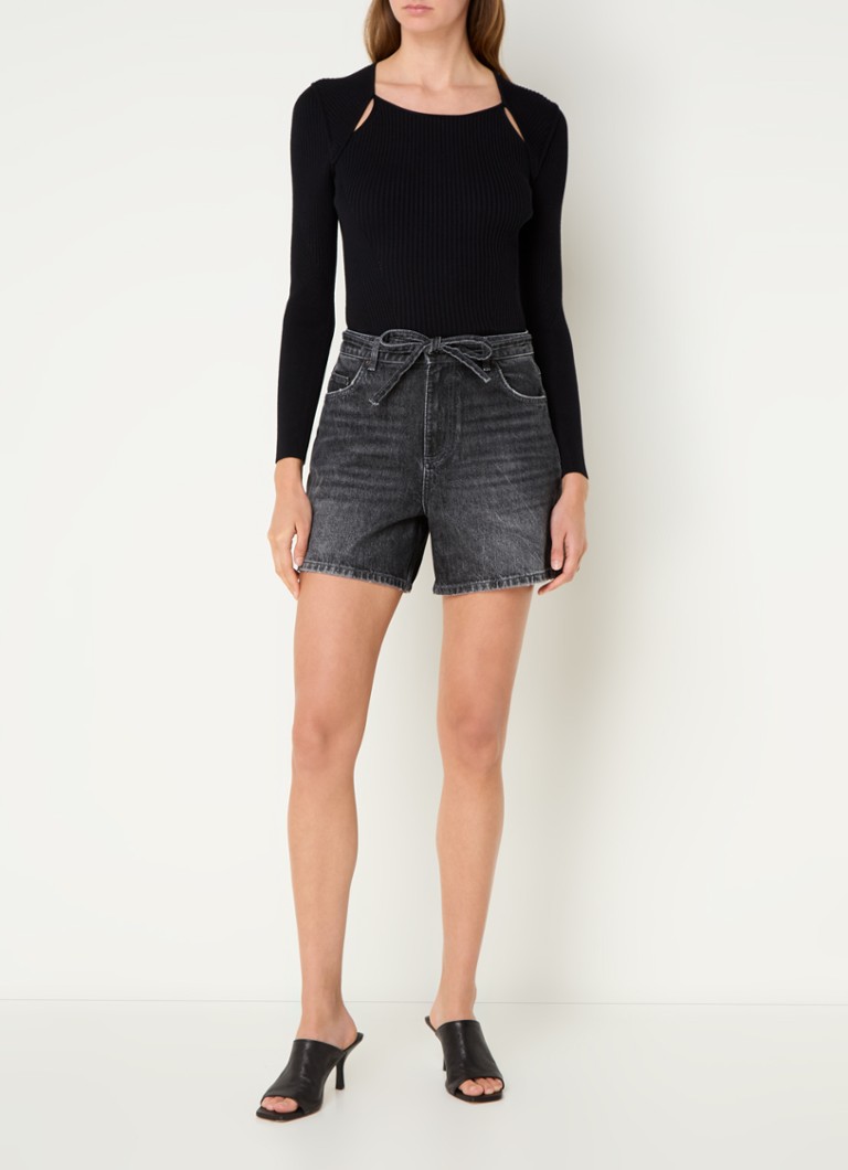 ba&sh Pietra ribbed sweater with cut-out detail