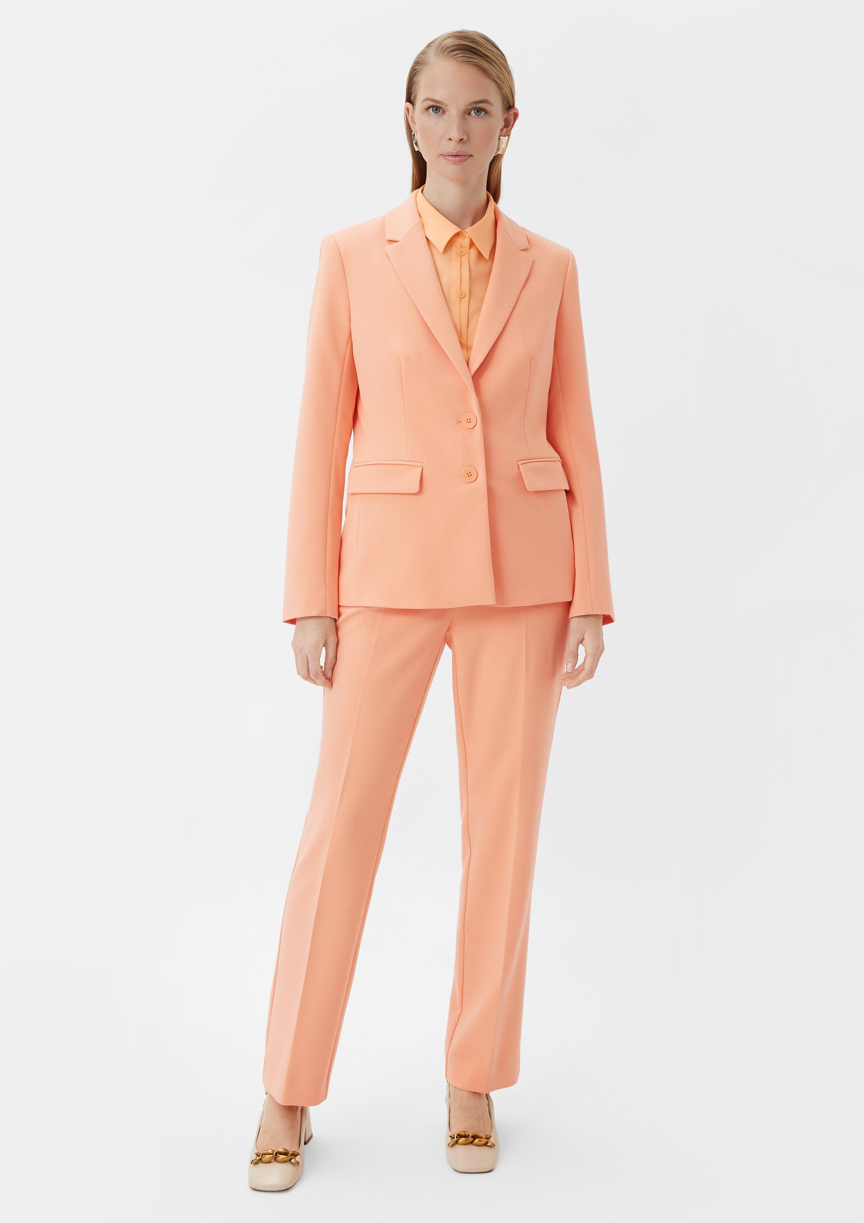 Blazer aus Viskosemix - mango