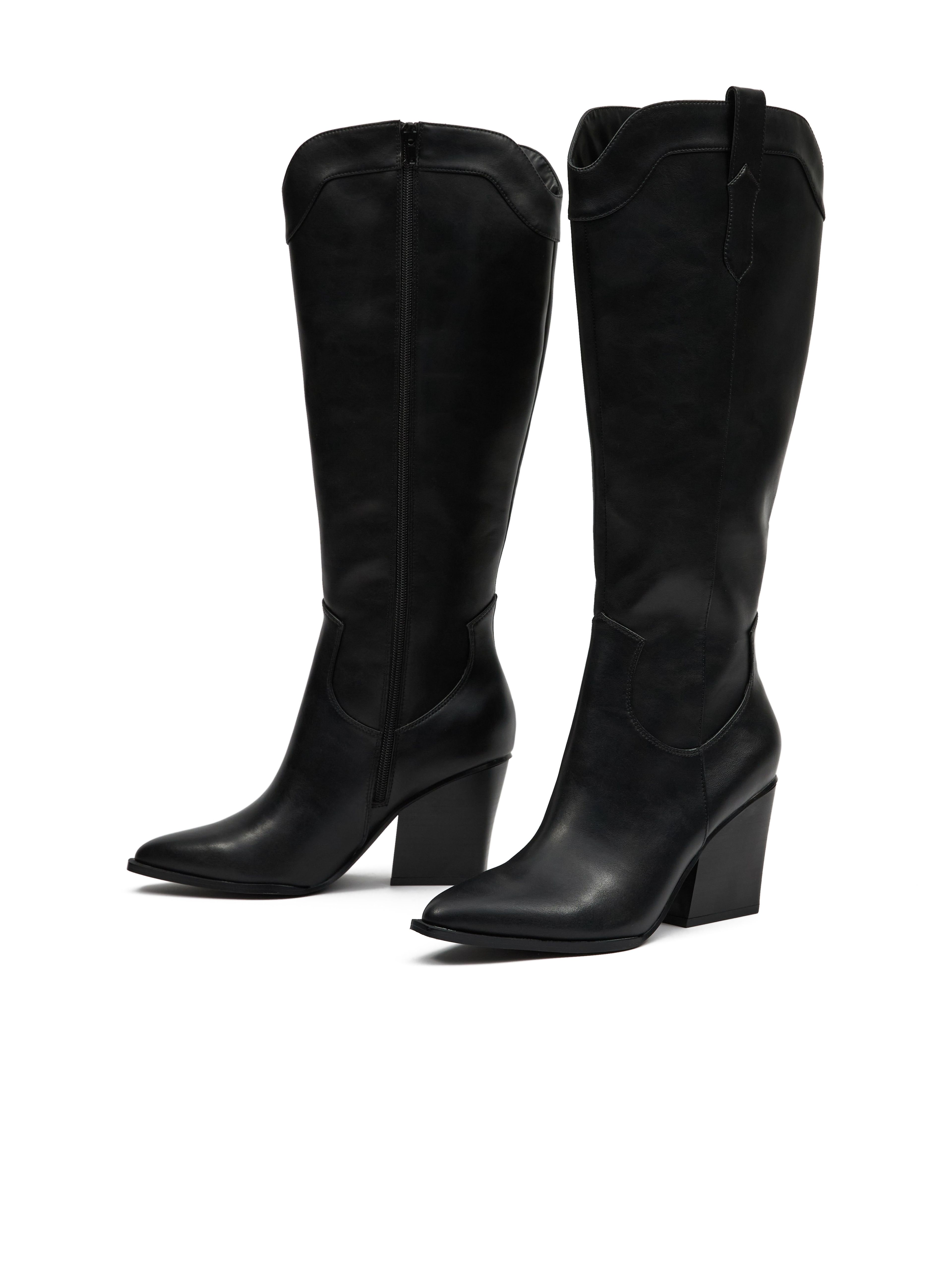 Schwarze Damen-Winterstiefel ORSAY