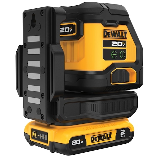 DeWalt DCLE34021D1-QW 18V křížový laser kompaktní, 1x2Ah - zelený