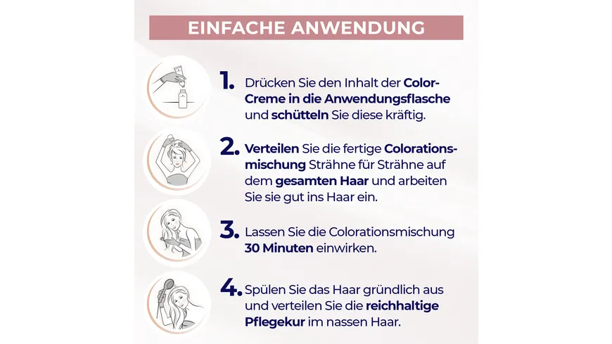 DIADEM 3in1 Pflege-Color-Creme 717 - hellbraun