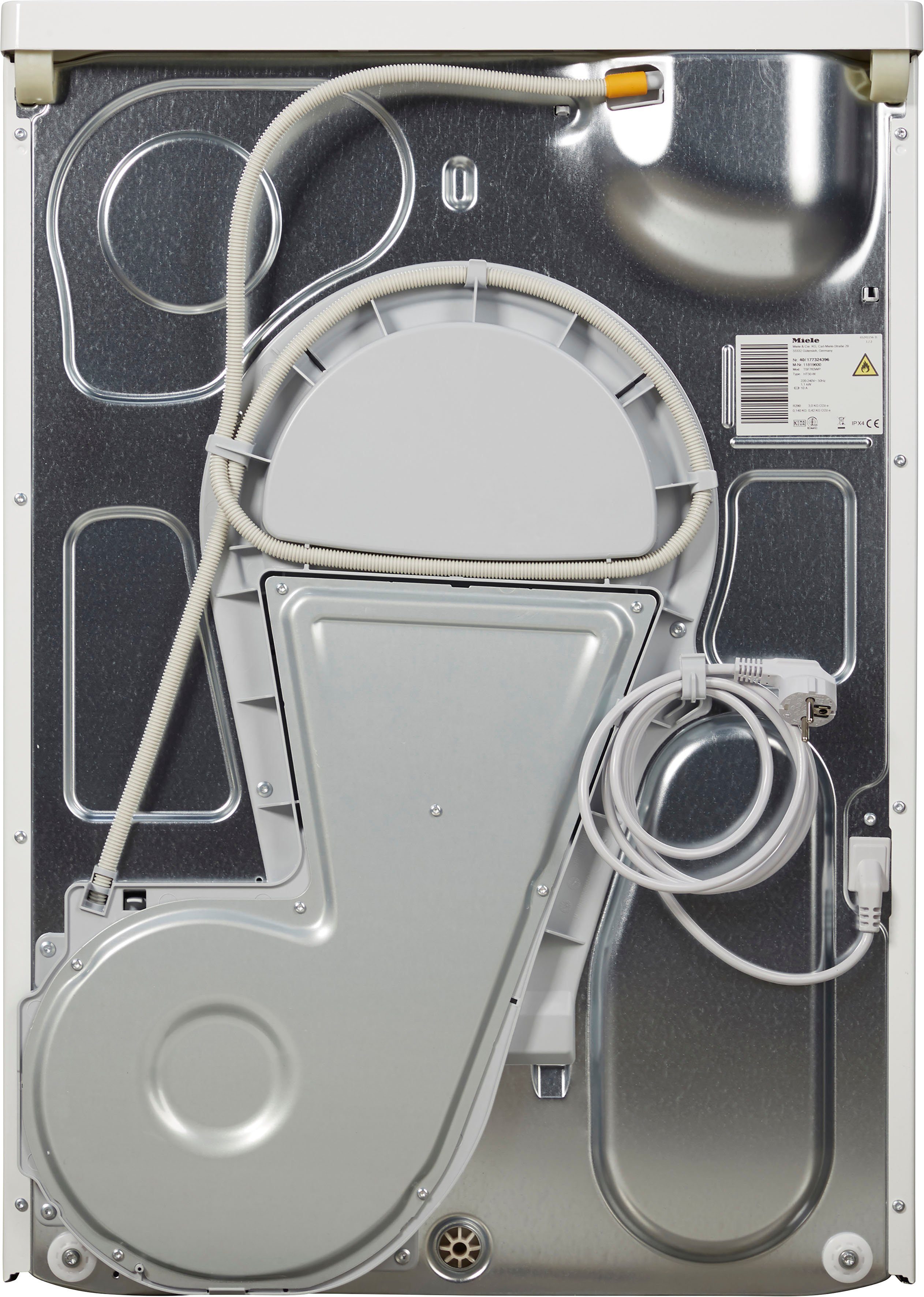 Miele Wärmepumpentrockner TSF763WP, 8 kg, DryCare40 trocknet fast alle Textilien die bei 40 °C waschbar sind