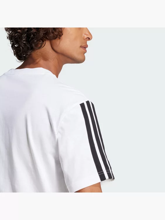 adidas Essentials 3-Streifen Single Jersey T-Shirt