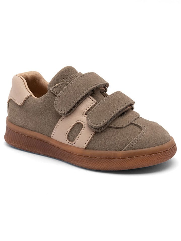 bisgaard Leder-Sneakers in Braun/ Beige günstig kaufen