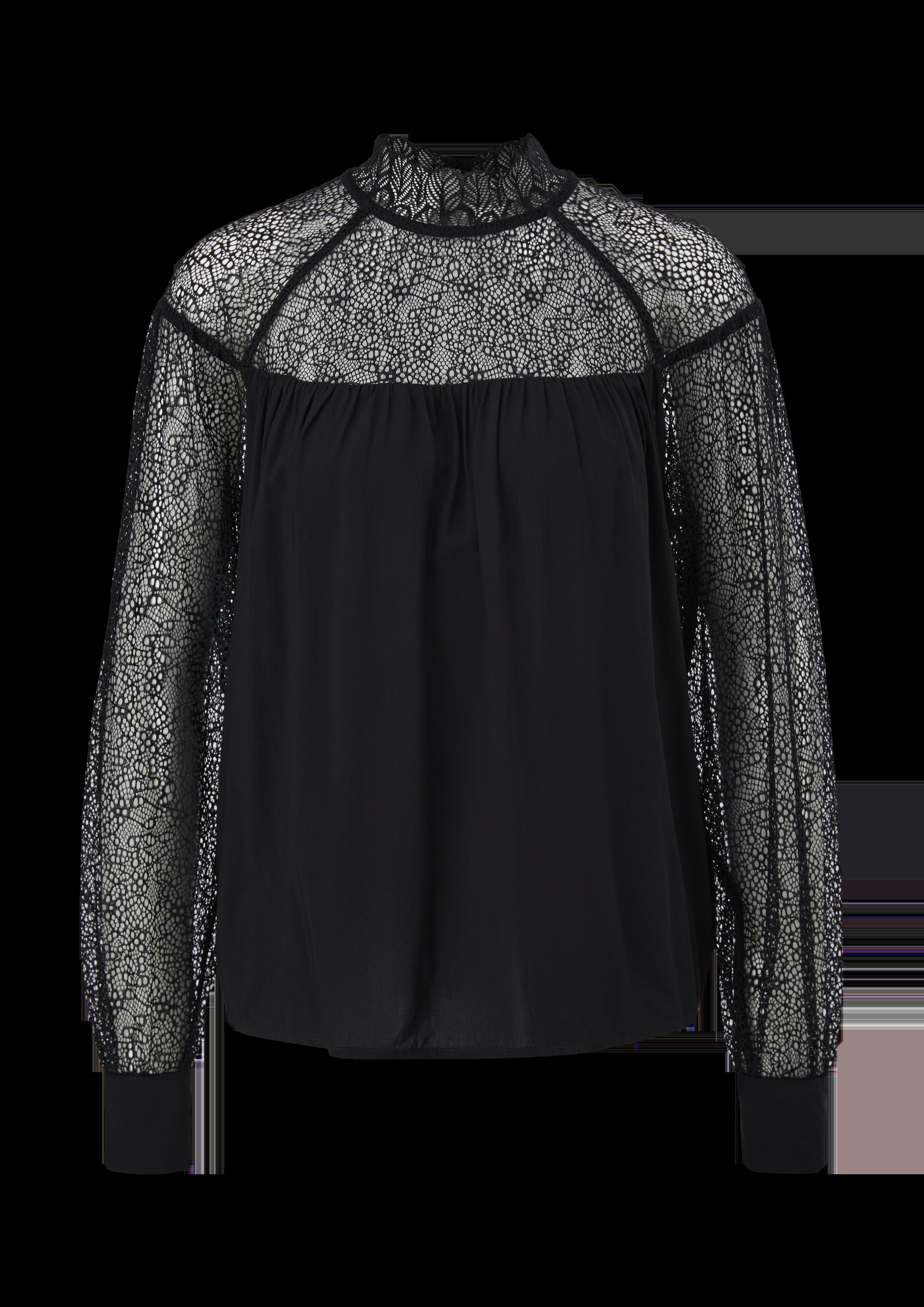 Bluse mit Häkelspitze  2124178-9999