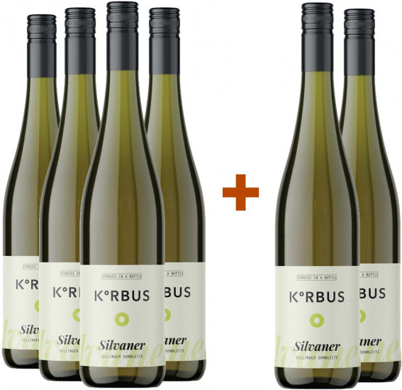 4+2 Paket Silvaner Zellinger Sonnleite trocken - Korbus Wine