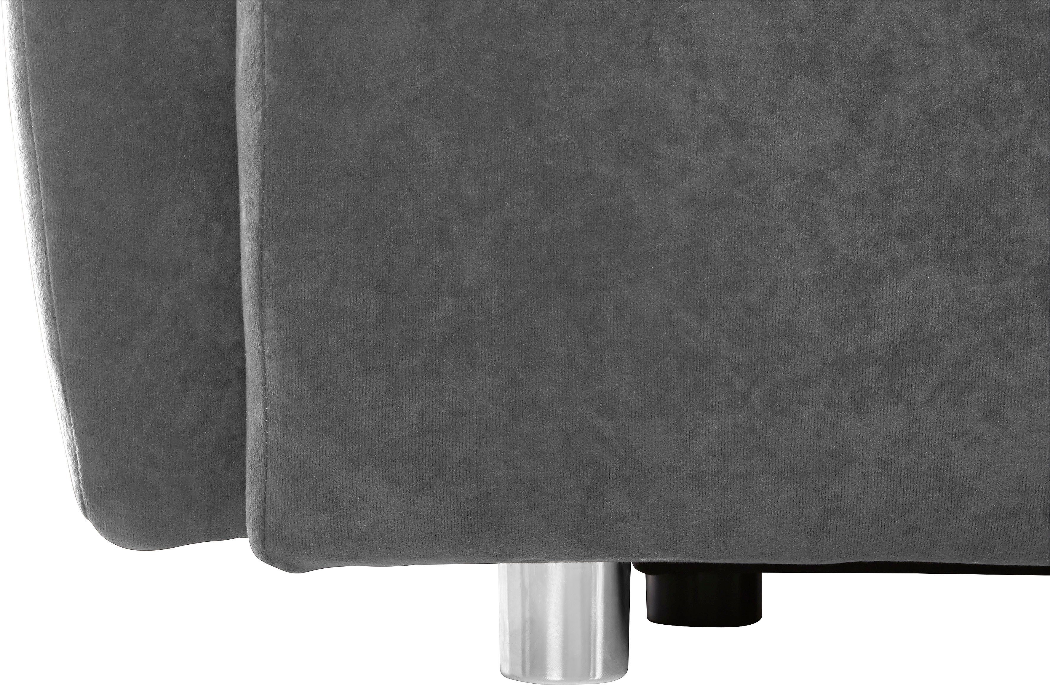 COLLECTION AB Schlafsofa Funtastic, mit Federkern, Bettfunktion, inklusive 2 Rücken- und 1 Zierkissen